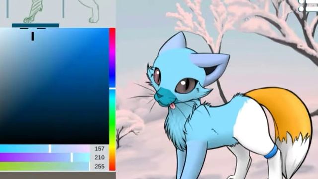 Создаю своего кота /// какой красивый кот! 🤥 смотреть онлайн