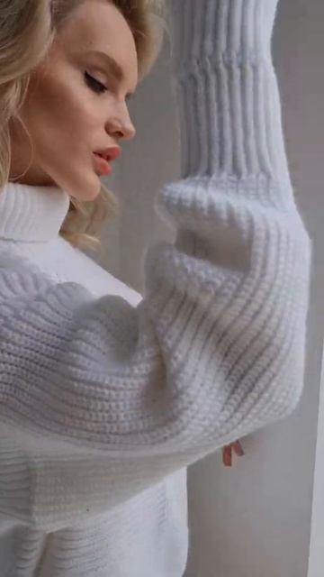 Свитер-туника TM Anika "Марта" - белый смотреть онлайн