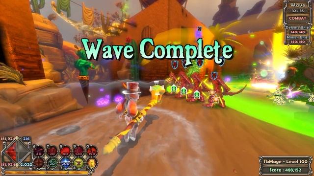 Dungeon Defenders - Emerald City/ Goblin and emerald weapon farm/ фарм пустынного гоблина и оружия смотреть онлайн