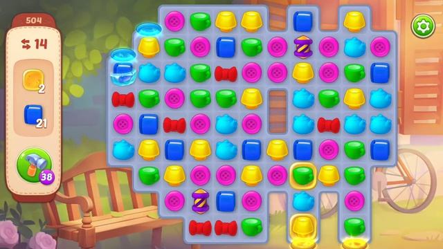 Homescapes 504 уровень