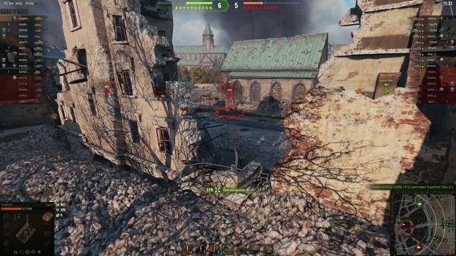 World Of Tanks бой на тигр 2 1163 урона