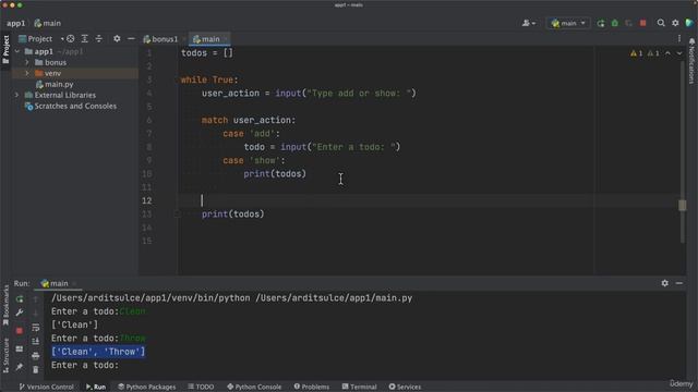 2. Todo List View and Program Exit смотреть онлайн