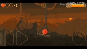 Как пройти 35-36 уровень в игре reb Ball 4