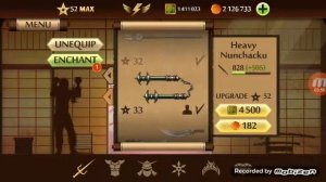 Все оружие в игре Shadow fight 2