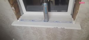 Как установить подоконник