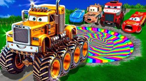 Машинки летают и прыгают! Развивающие мультики Машины помощники. Мультфильмы про машинки
