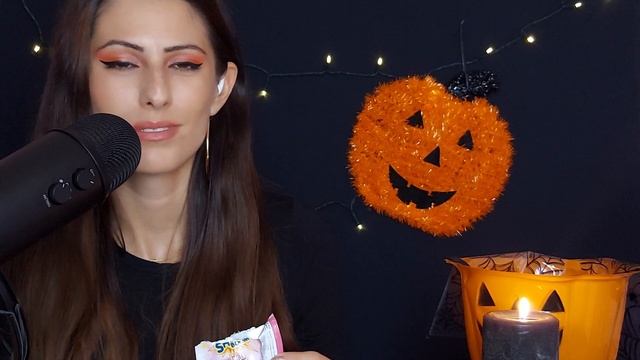 ASMR Eating Sweets | Chewy Eating Sounds |Close Up|Halloween | АСМР на Български език| Хапване смотреть онлайн