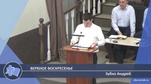 Зубко Андрей - Вербное воскресенье (Проповедь)