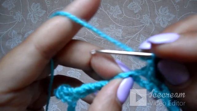 Красивый рельефный узор крючком. смотреть онлайн