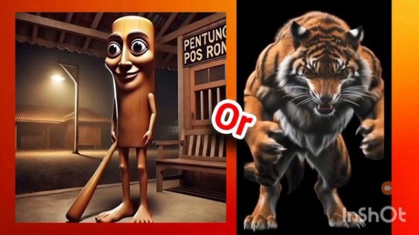 Tun, Tun, Tun, Tun, Sahur vs. tiger lovely