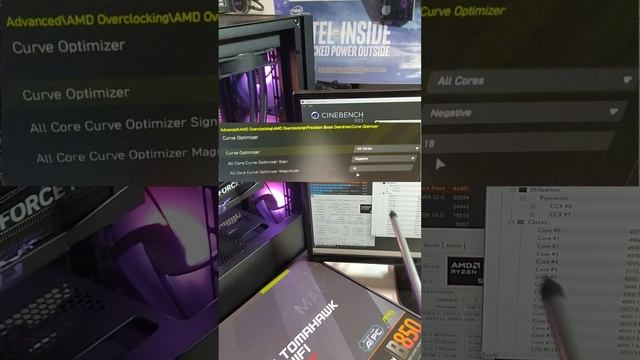 Охлаждаем AMD Ryzen 9 9950X3D с помощью СЖО Arctic Freezer III 360 с андервольтингом CURVE -18 All смотреть онлайн