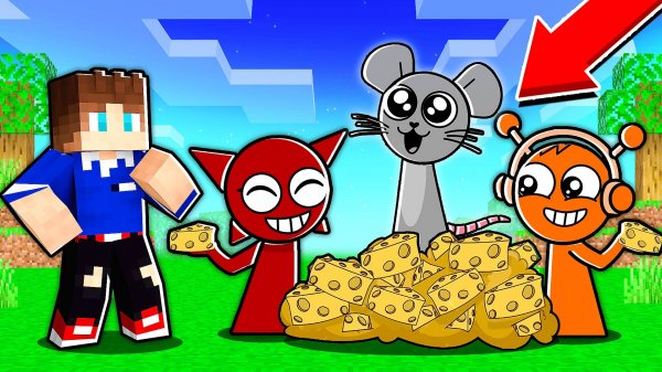 НОВЫЙ МОД СПРАНКИ КРЫСА В МАЙНКРАФТ МУЛЬТИК СПРАНКИ ПРЕВРАТИЛИСЬ В КРЫС