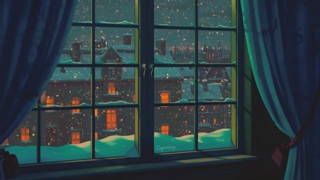 winter snowstorm with vintage oldies playing in another room смотреть онлайн