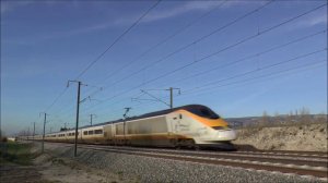 Скоростной поезд TGV | Подборка проезда скоростного поезда Европа | Скоростной поезд