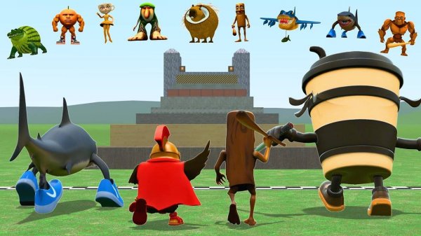 КТО ВЫИГРАЕТ В ПРЫЖКАХ С БАРЬЕРАМИ В GARRY'S MOD. ВСЕ ИТАЛЬЯНСКИЕ МЕМЫ BRAINROT