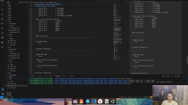 Выполнение отчета 13 лабораторной работы по имитационному моделированию
