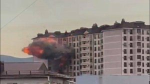 Дрон упал на жилой дом в Новороссийске