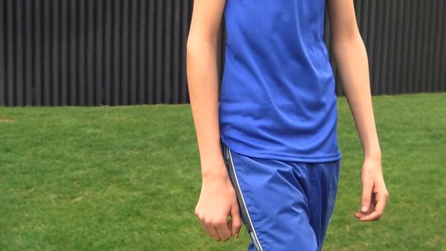 TeenBoy In Shiny Nike Trackies Skinny Boy