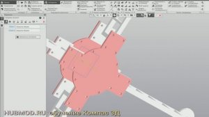 В Компас 3Д рисуем и дорабатываем раму Квадрокоптера