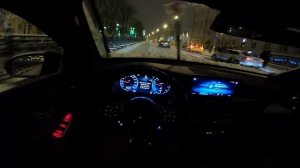 2021 Mercedes Benz GLC AMG 43 | Мерседес-Бенц ГЛЦ АМГ 43 3.0 турбо АТ 390 л.с. | Ночной тест-драйв