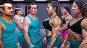 Стероидные Женщины Против Обычных Мужиков. Кто сильнее?