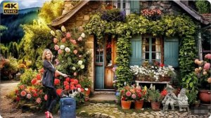 SmartTV 4К ➤ Средневековая деревня Эз, расположенная на Лазурном берегу на юго-востоке Франции! UHD