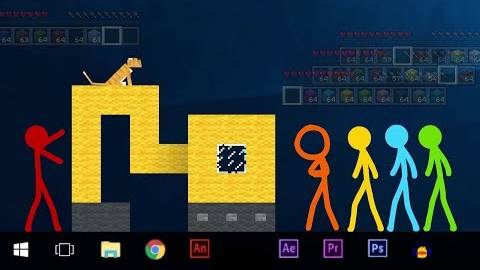 Конкурс на строительство - Анимация против Маинкрафт смотреть онлайн