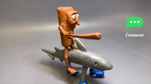 ТУНГ ТУНГ ТУНГ САУР из пластилина