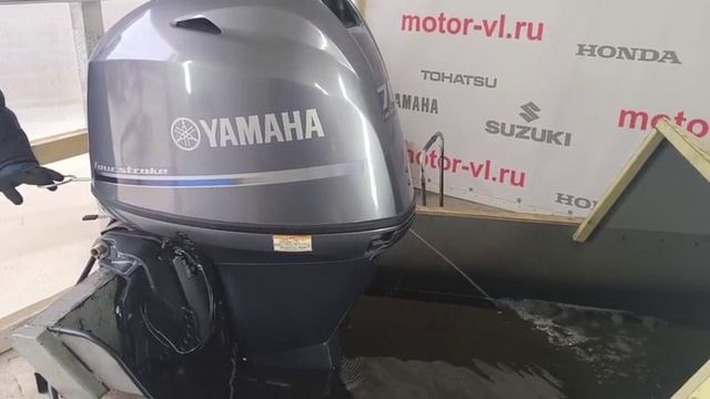Запуск двигателя Yamaha F70 EFI