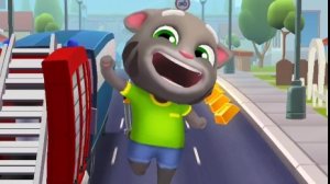 Говорящий Том бег за золотом