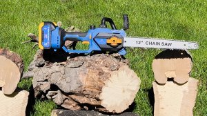 IRON WARRIOR LS-006 аккумуляторная цепная пила с шиной 12" обзор разборка тест