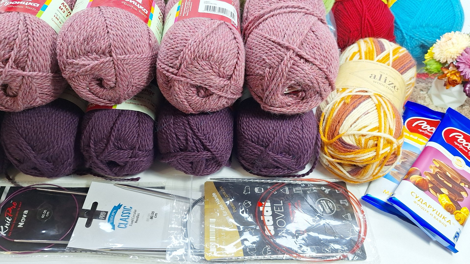 Подарок от Натальи // Пряжа и спицы// Пополнение хомячей норки смотреть онлайн