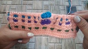 90/2. МК. "ВИТРАЖИ" # ТАПОЧКИ-СЛЕДОЧКИ ИЗ ОСТАТКОВ ПРЯЖИ ( продолжение)