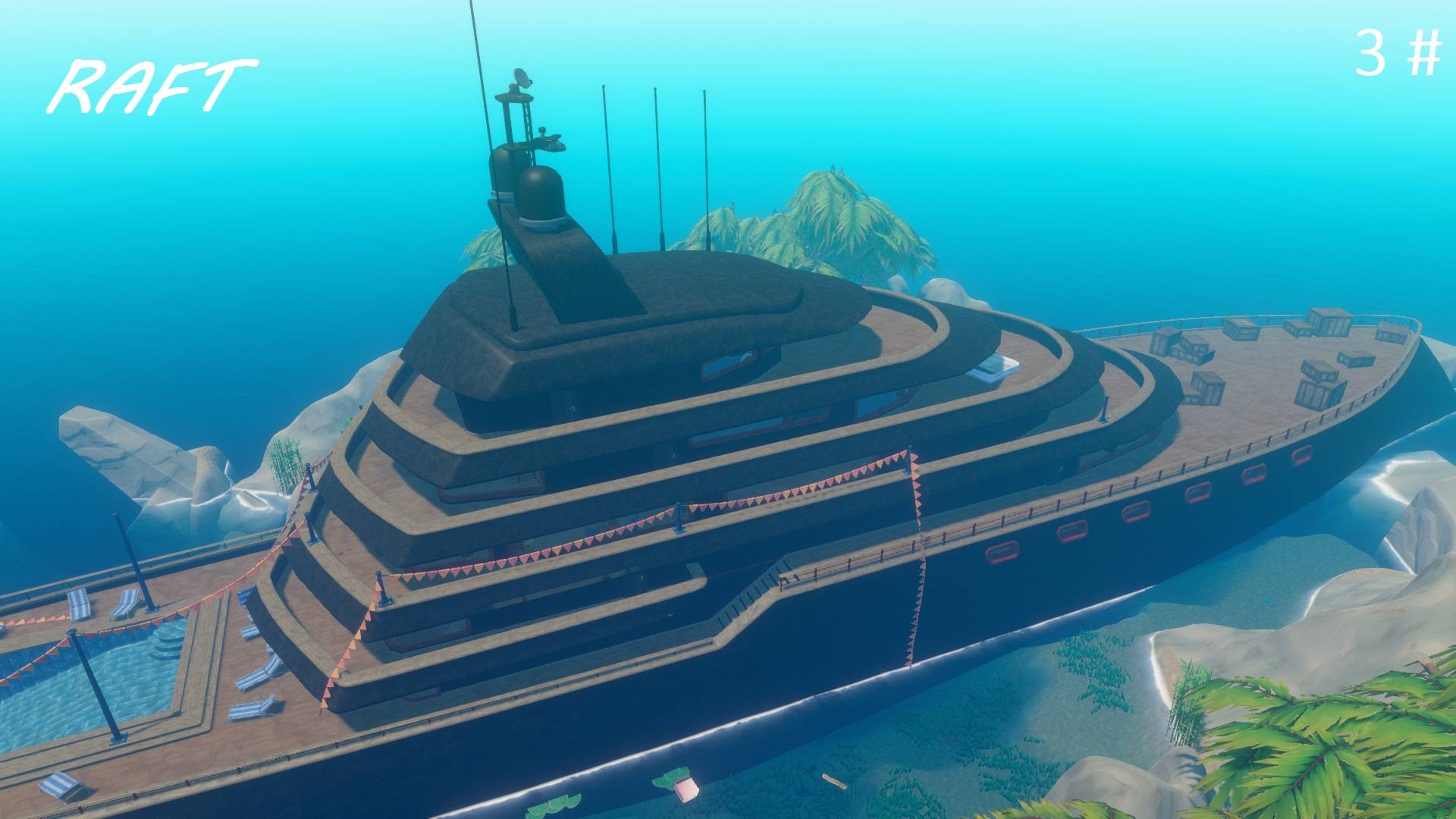 Прохождение Raft 3 # (Прокачали инфраструктуру плота и прошли очередной сюжетный остров) смотреть онлайн