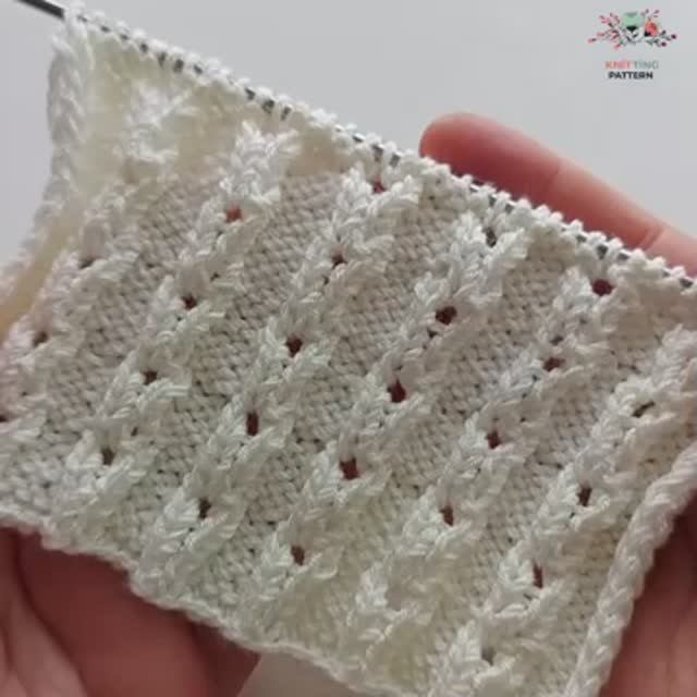 узор спицами смотреть онлайн