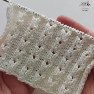 узор спицами