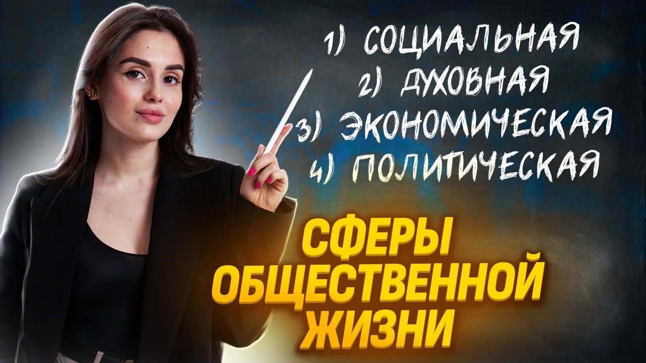 19 задание ЕГЭ Обществознание на максимум: Как взаимодействуют сферы общественной жизни | Умскул смотреть онлайн