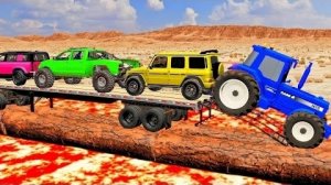 Бортовой грузовик Маккуин | Транспортировка на грузовике - Выбоина против автомобиля #3