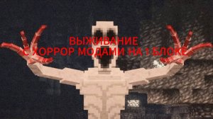 ВЫЖИВАНИЕ С ХОРРОР МОДАМИ НА 1 БЛОКЕ