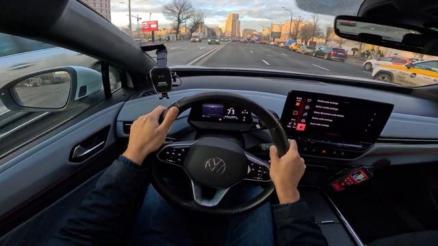 2022 Volkswagen ID.4 / Фольксваген ИД4 электромобиль 204 л.с. | Тест драйв от первого лица смотреть онлайн