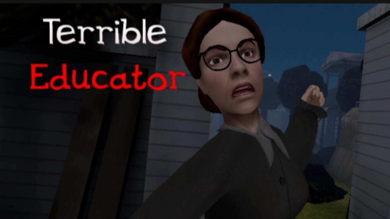 Играю Terrible Educator 1 часть / Полное прохождения! Плохая концовка + Хорошая концовка! @MgGamesSt