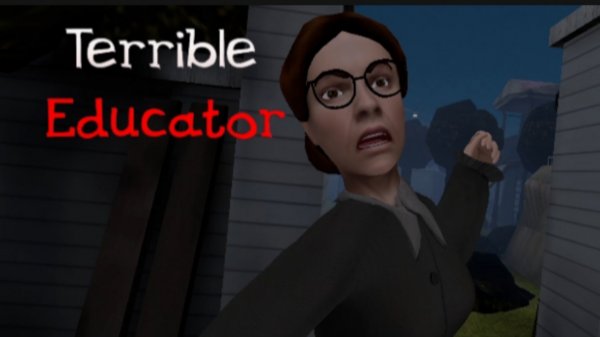 Играю Terrible Educator 1 часть / Полное прохождения! Плохая концовка + Хорошая концовка! @MgGamesSt