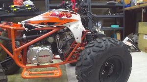 85. Kayo AT 110. Подготовка к сезону 2025. Часть 6. Запуск мотора , вибрации ушли !