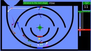 Гонка цветных шариков - трасса удачи