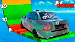 На сколько градусов заедет чит тачка по огромной дуге? Эксперименты в ГТА 5 Онлайн