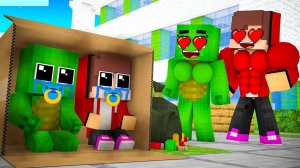 Бездомные Майки и Джей Джей - Грустная история— Мультик с Персонажами Майнкрафт