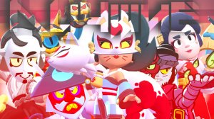 ТОП ЛУЧШИХ ЯПОНСКИХ СКИНОВ В BRAWL STARS!