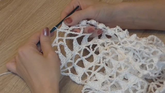 Вяжем ажурную тунику. Часть 3.