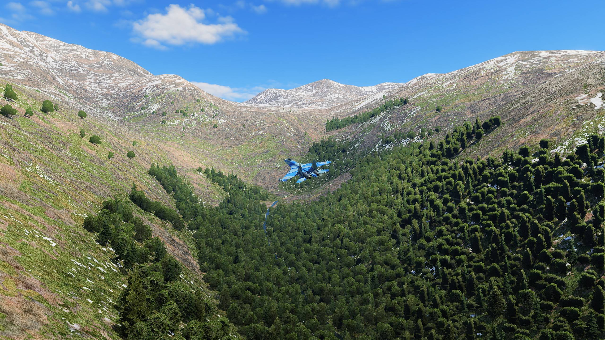 DCS World  СУ-27/SU-27 4 уничтоженных, 10 минут.