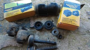 Замена втулок и стоек стабилизатора Лада Ларгус, Рено Логан. 122ткм.